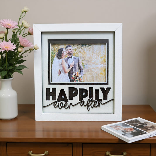 Photo Frame - Happily Ever After (Wood)