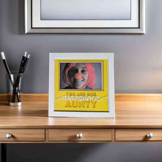 Photo Frame - Awesome Aunty (Wood)
